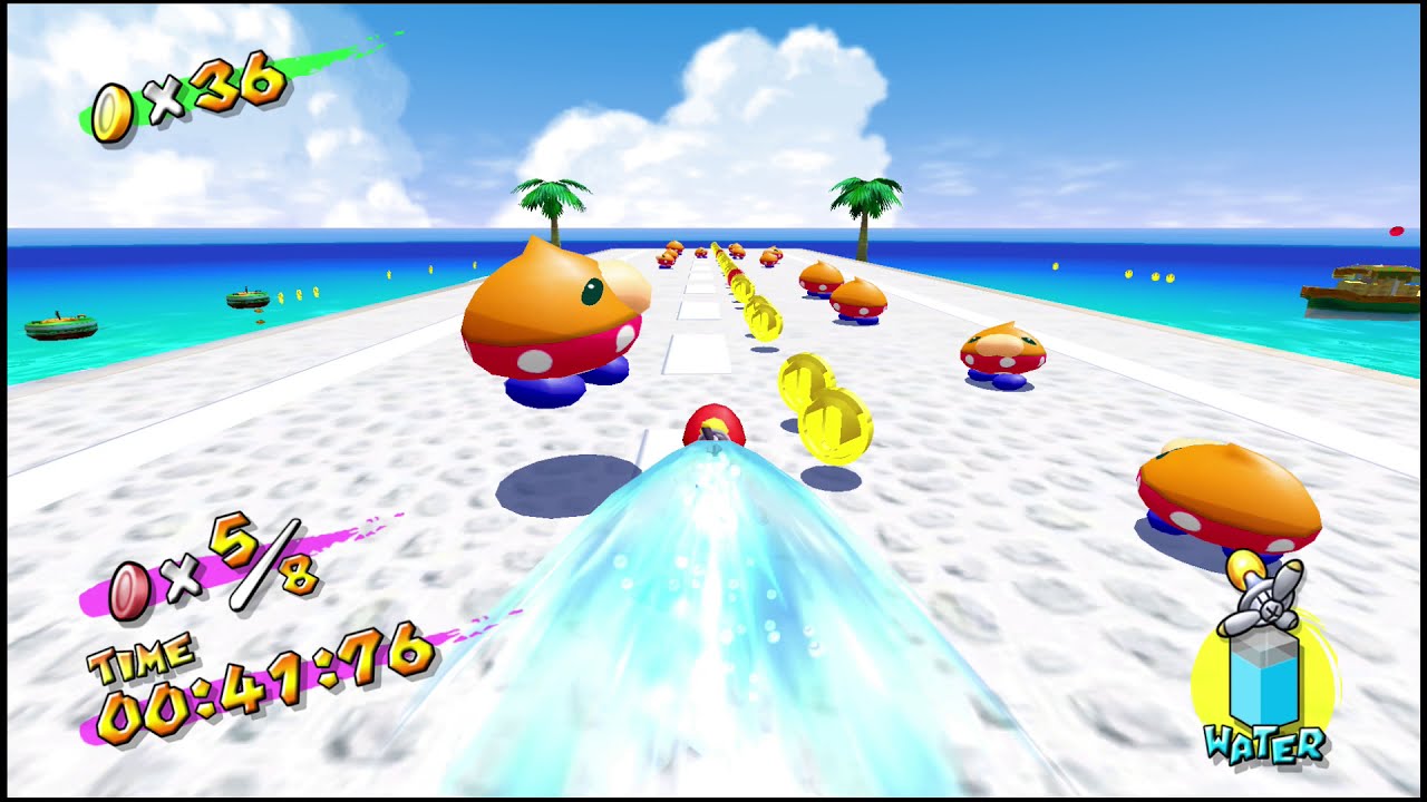 Super Mario Sunshine - Isle Delfino: Airstrip Shine #2