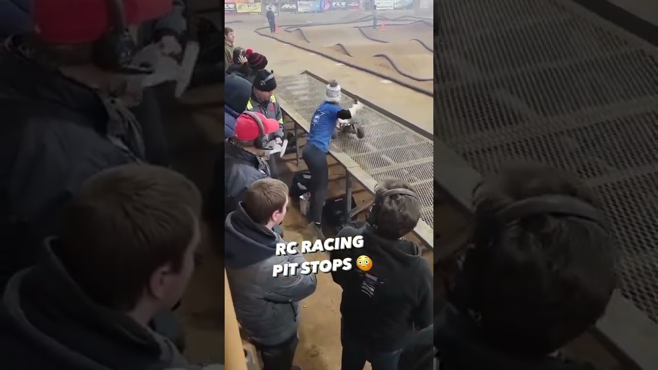 RC racing pit stops are intense 😳