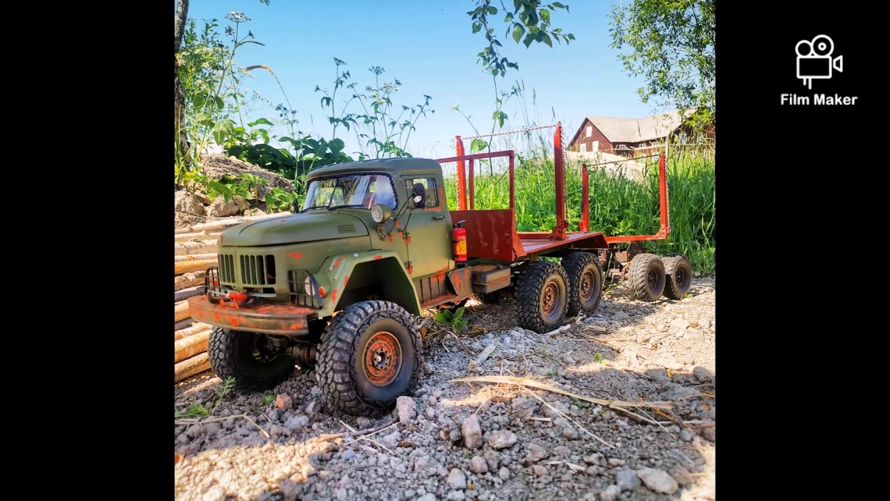 Rc zil 131 log truck 1/11 ish 6x6