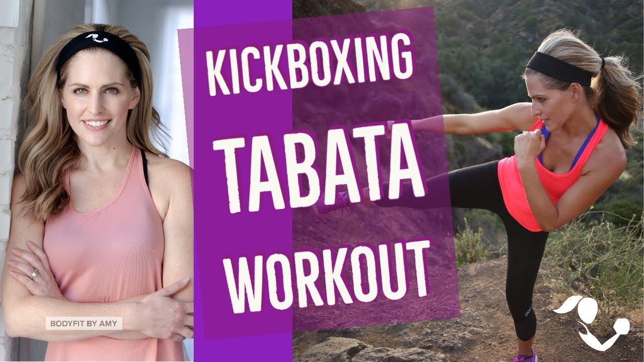 40 Minute Kickboxing Tabata HIIT Workout: Home Cardioboxing for Fat Blasting & Toning