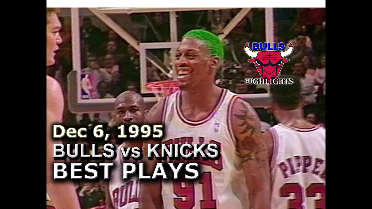 Dec 6 1995 Bulls vs Knicks highlights