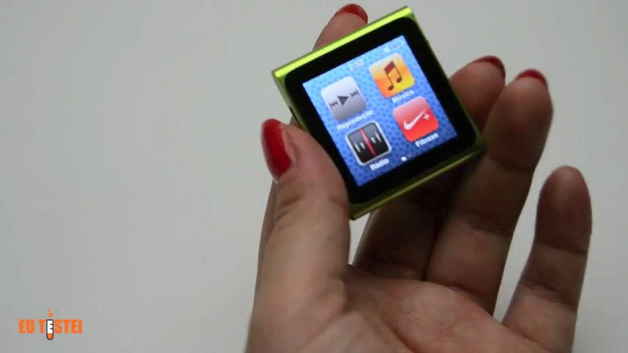 MP3 Player Apple iPod Nano 6G 8GB MC5252Y/A - Resenha Brasil