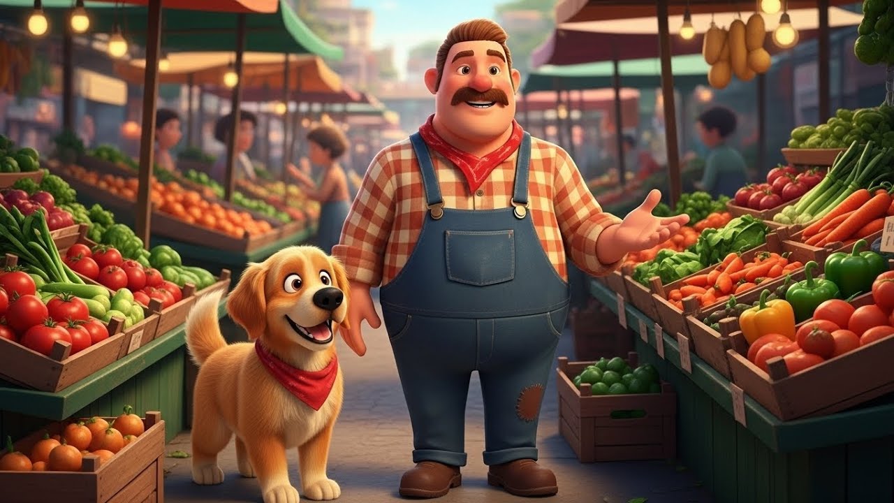 Farm to Table See How This Farmer & Dog Harvest Market Veggies! | Jay and Dog