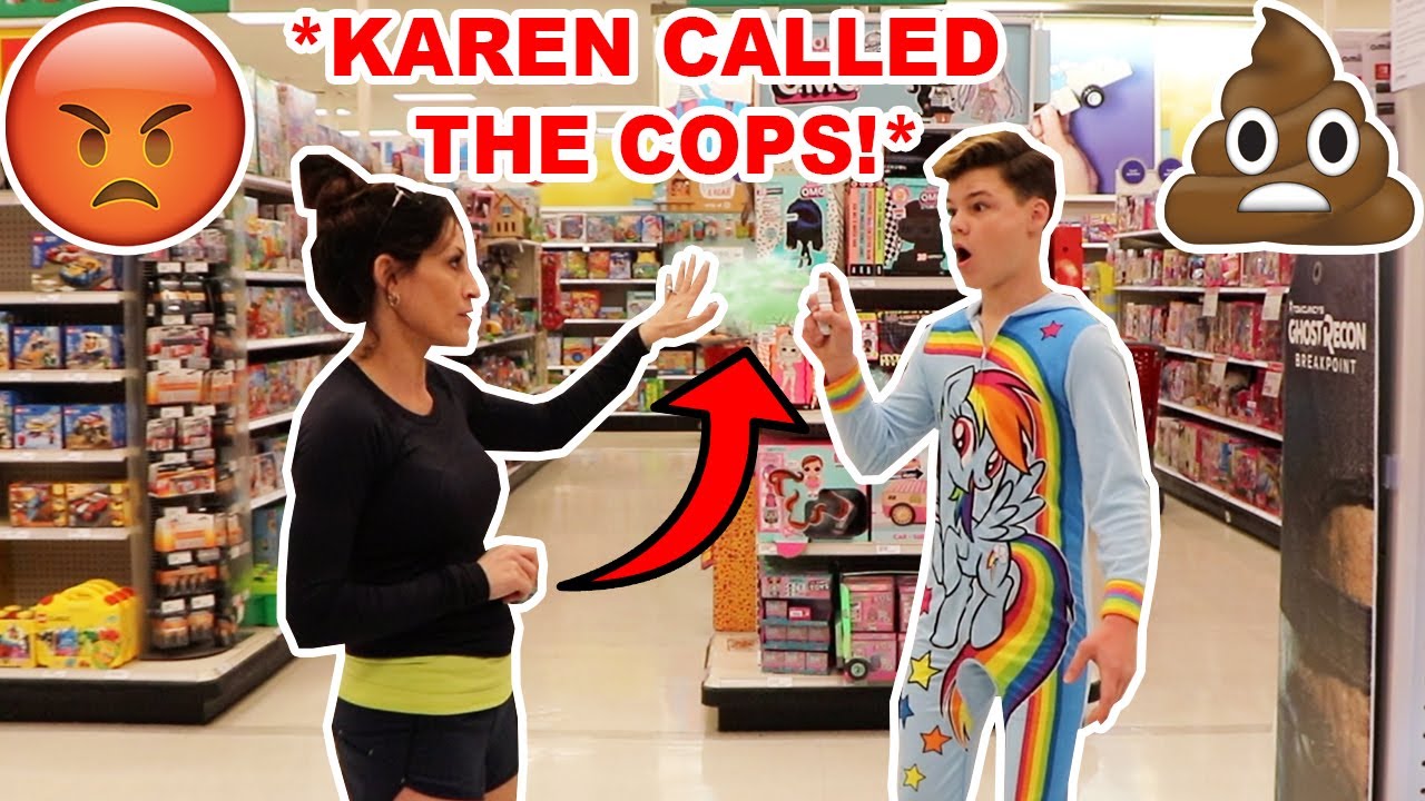 FART SPRAY PRANK IN PUBLIC! *COPS CALLED*