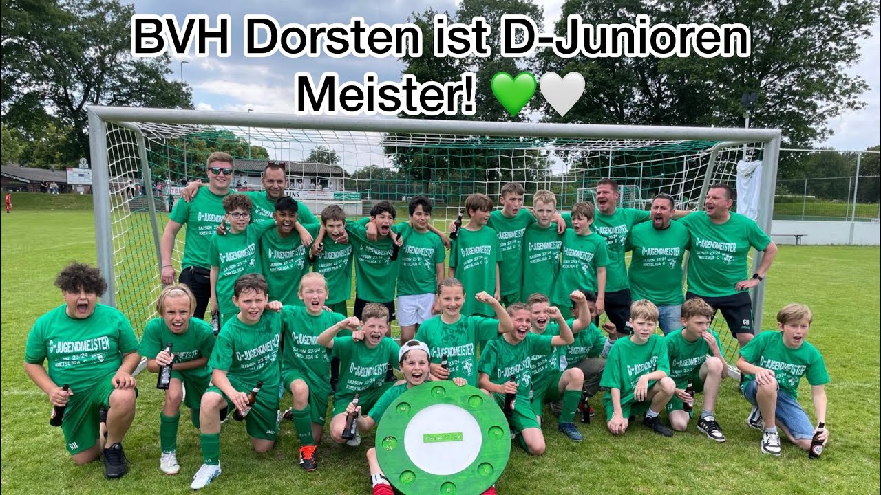 BVH Dorsten D2 holt Meisterschaft! 💚🤍
