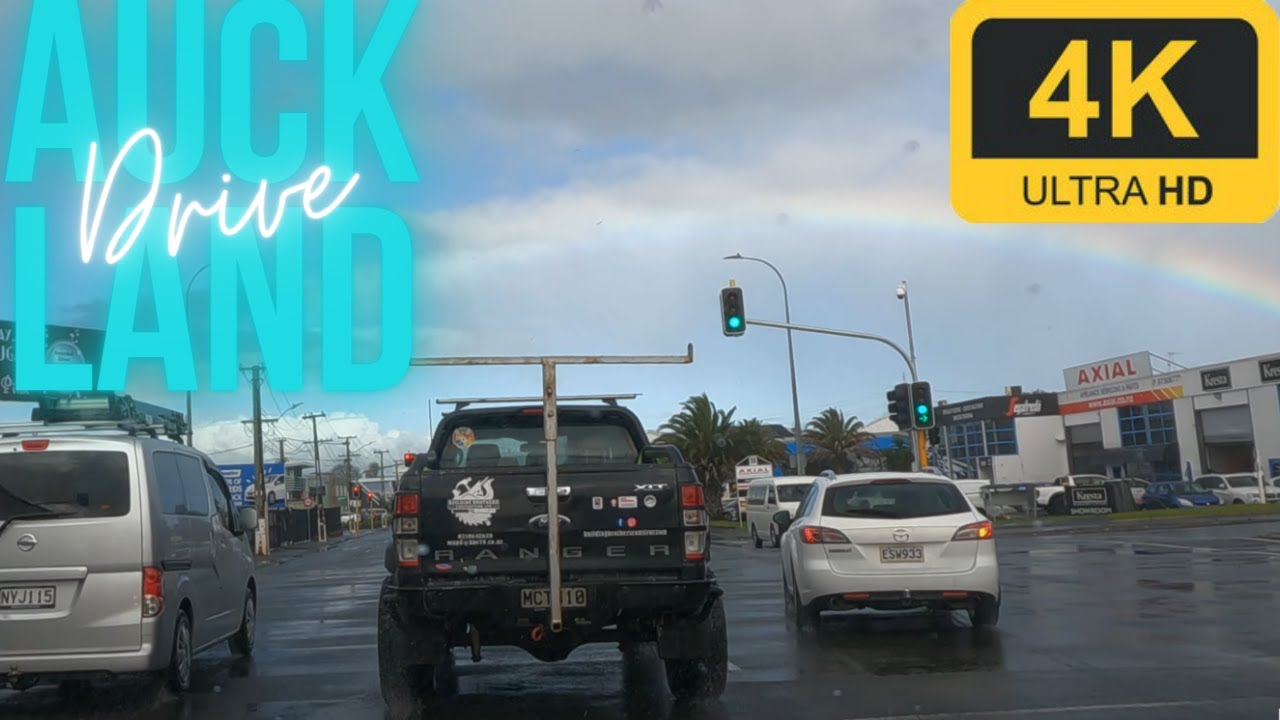 Half Moon Bay to Sylvia Park | Auckland Drive | Winter | 4K