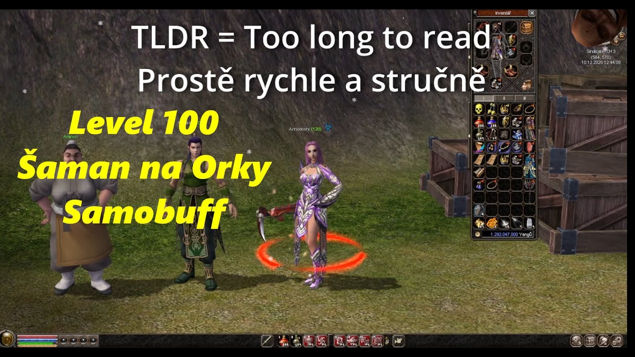 [Ekura] - TLDR Jak na Šamana lvl 100 Samobuff na Orky