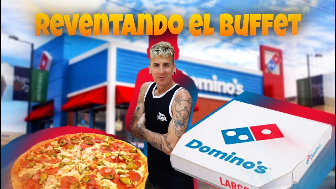 REVENTANDO EL BUFFET DE DOMINO&acute;S PIZZA IVANFOOD en la FASE 1*de beber PIZZA de ALB&Oacute;NDIGAS