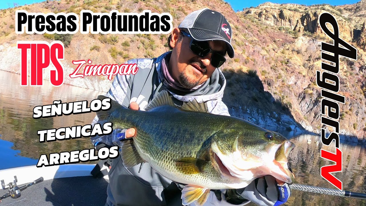 Pesca de LOBINA * TIPS  para  PRESAS PROFUNDAS * Pesca Zimapán