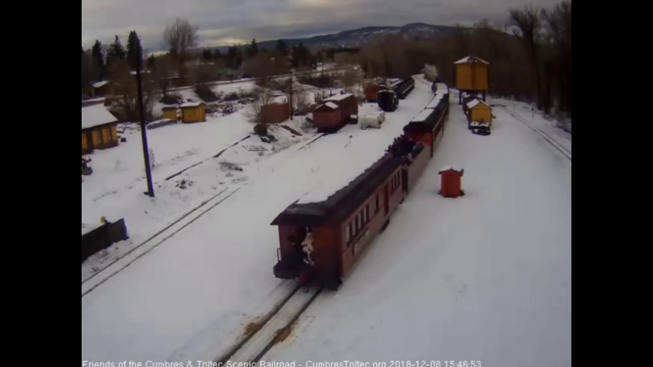 12/8/2018 Cumbres and Toltec Christmas Trains 2018 Saturday train 4