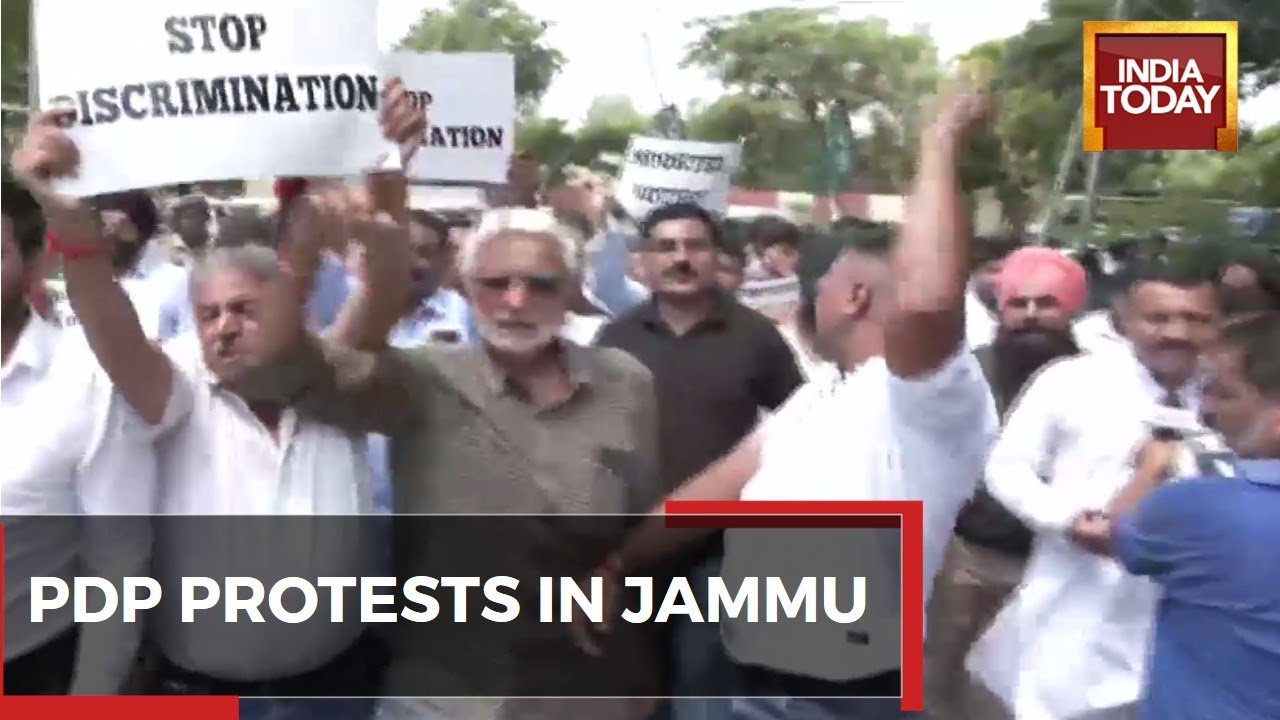 PDP Objects To Inclusion Of Non-Local Voters In J&K's Electoral Roll, Stages Massive Protest