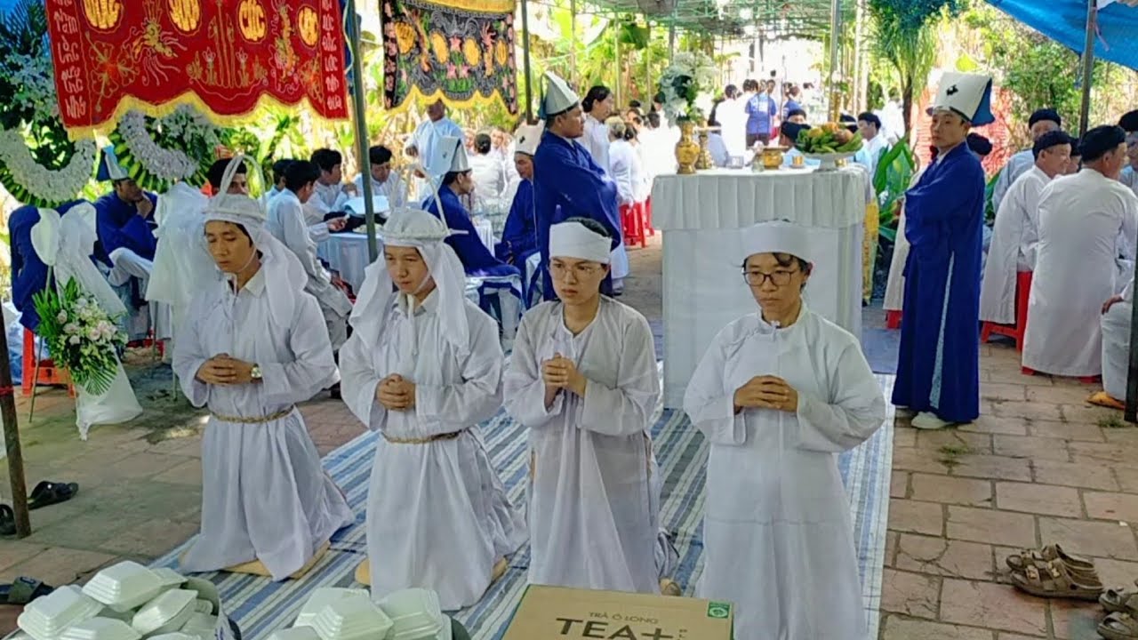 Lễ điện cầu siêu Cố Trưởng Ban đồng nhi Trần Huệ Thư hưởng thọ 71 Tuổi Tổ nghi Lễ khởi hà