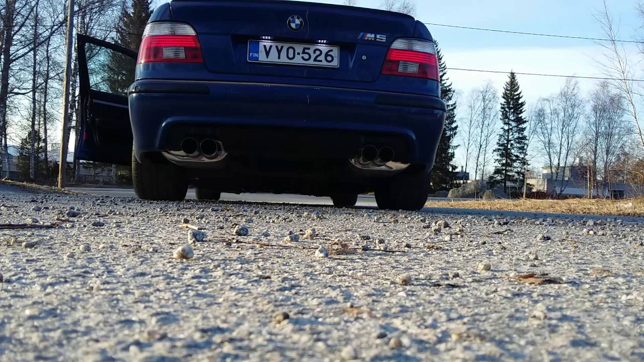 BMW E39 M5 Kelleners Sport + Supersprint X-pipe