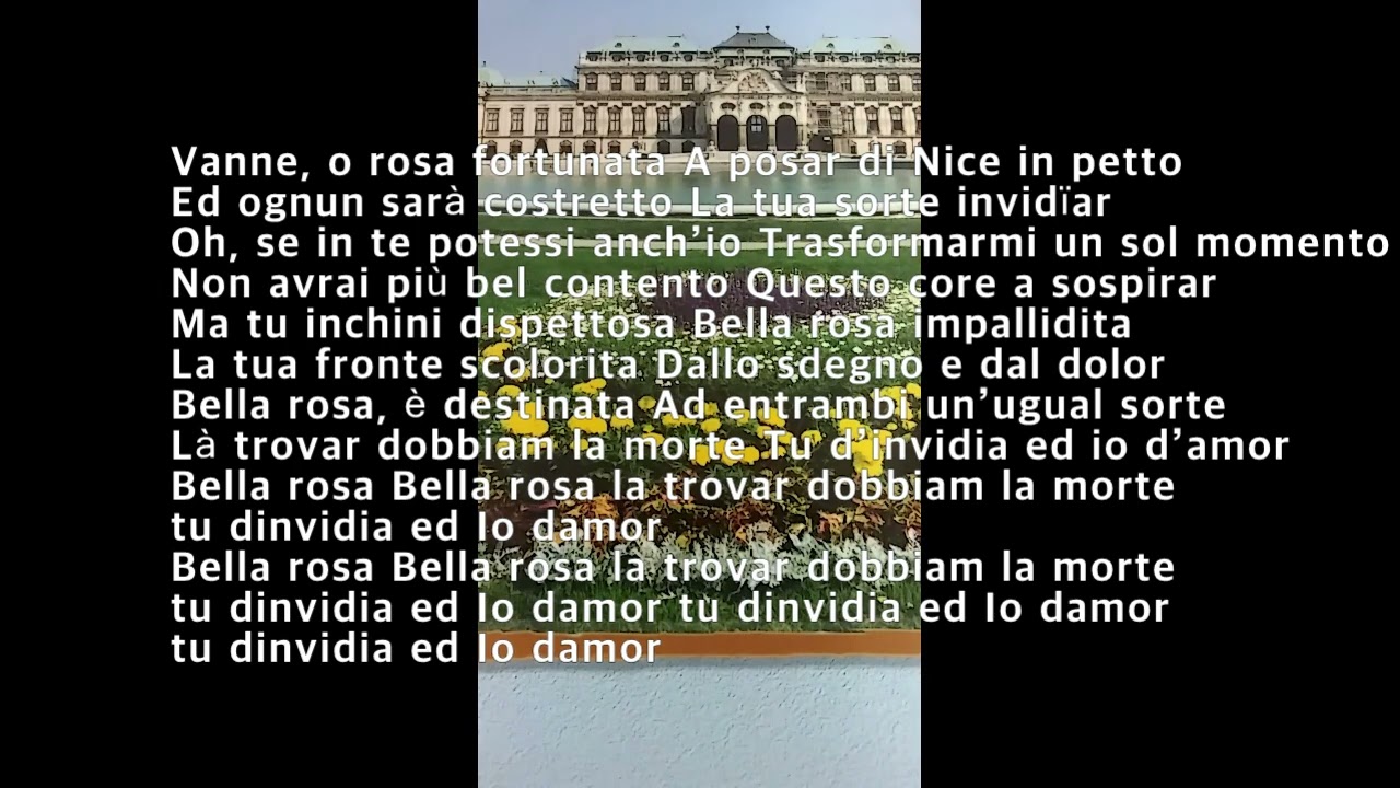 Vanne, o rosa fortunata, Bellini, ahnpav, Pav Ahn, 안파브, 가곡, Italian song