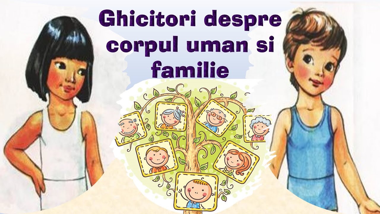 Ghicitori  pentru copii 🧠⁉️ corpul uman si familie