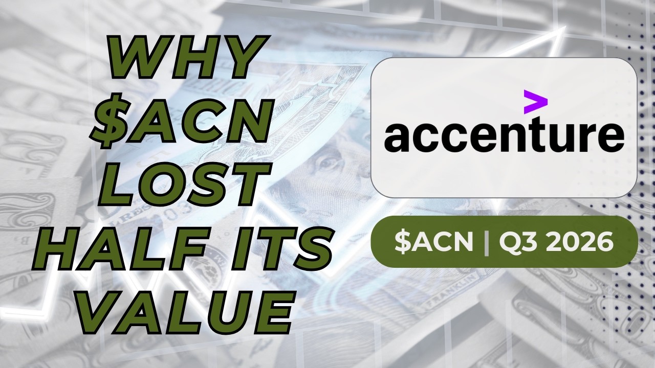 $ACN Accenture Q3 2026 Earnings | Stock Takes a Beating