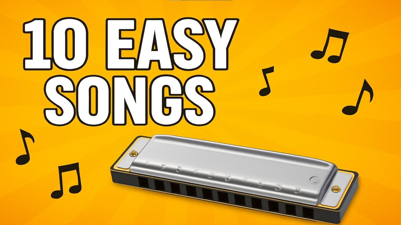 🎵 10 Easy Songs for C Harmonica (No Bending!)