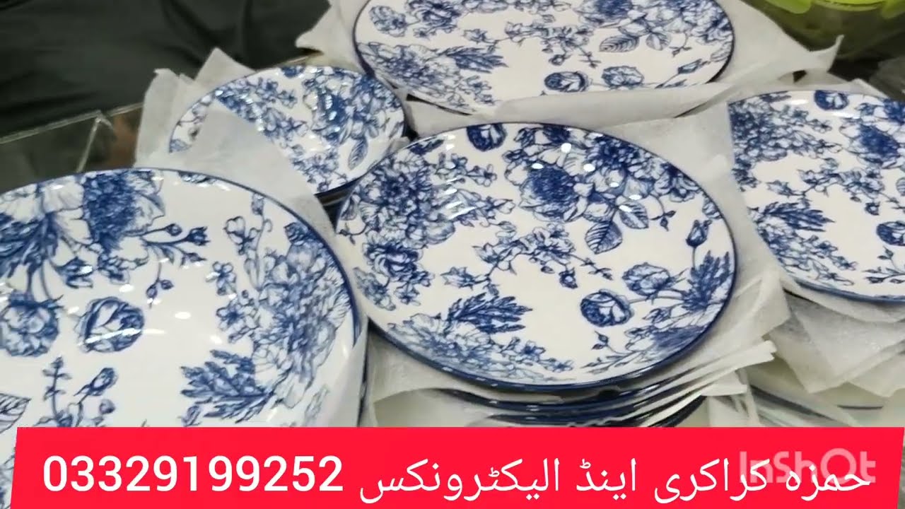 Latest design imported luxury wedding crockery! kitchen crockery bridal crockery dinner set tea set 