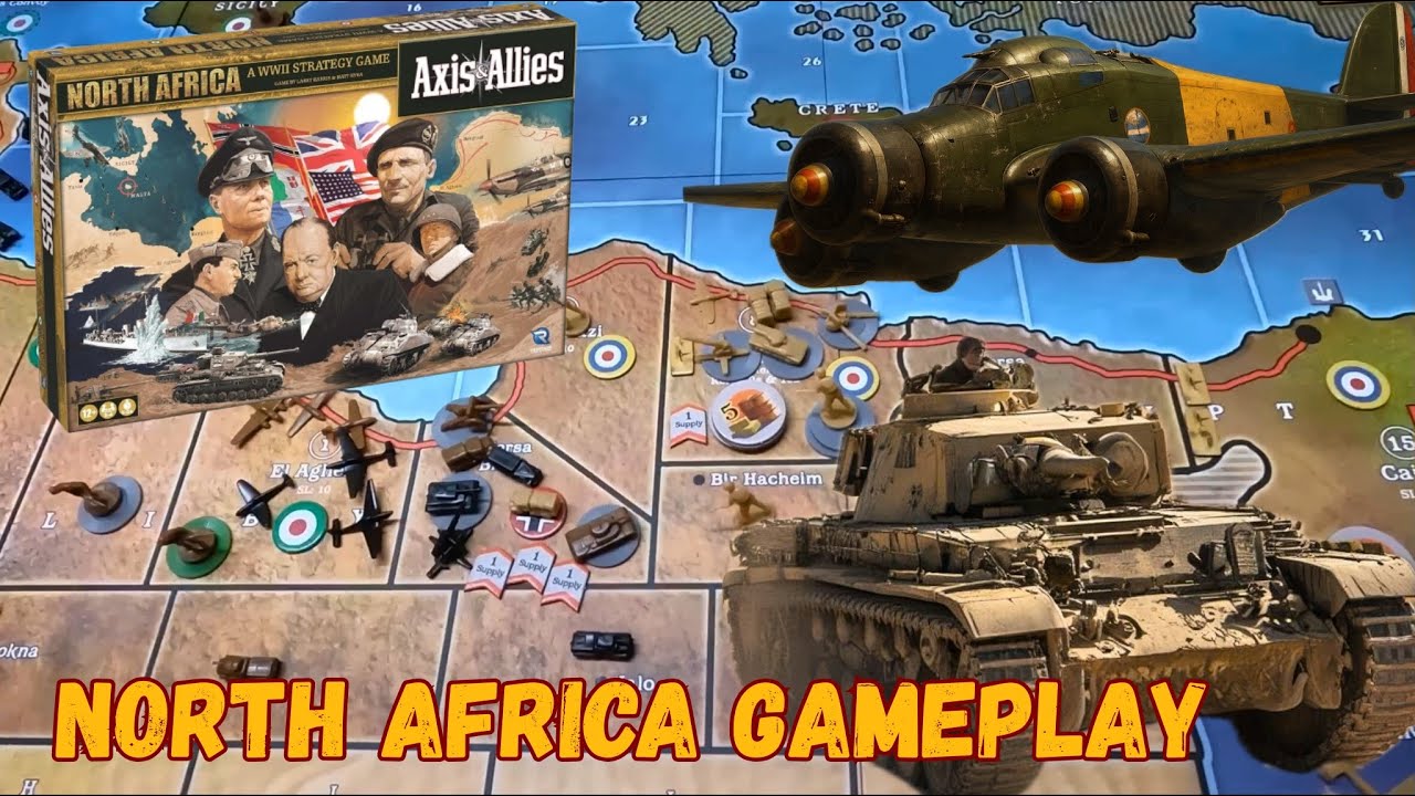 Axis and Allies North Africa First Solo Game