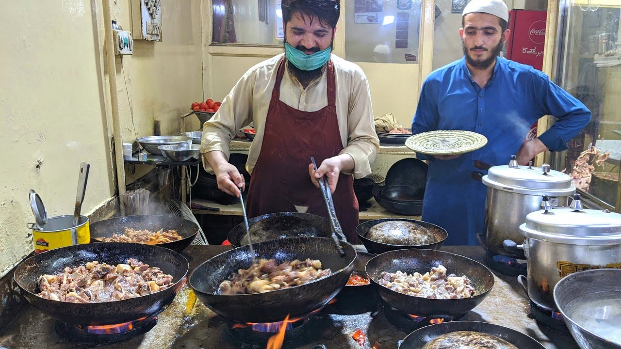 Peshawari Mutton Karahi - Shinwari Tikka, Namak Mandi Peshawar | Dum Pukht | Shinwari Mutton Karahi