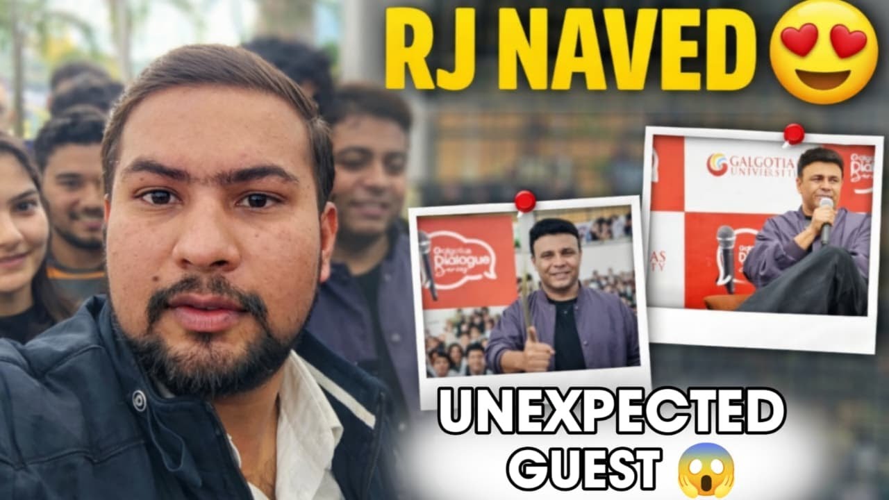 RJ NAVED in Galgotias University   | PRANK | @rjnavedofficialll  | The sharmaji vlogs | #rjnaved