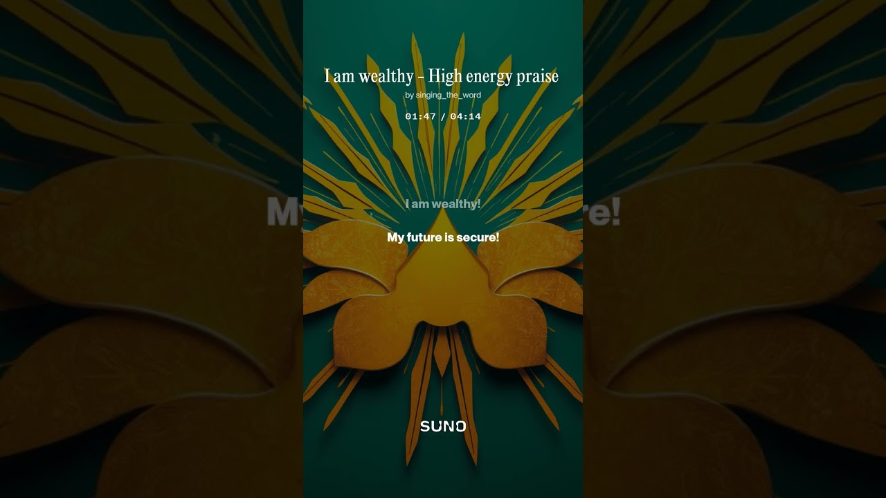 I am wealthy   High energy praise