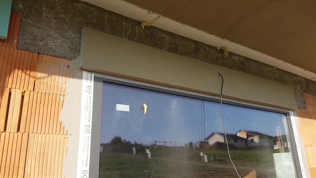 video   príprava na podomietkové vonkajšie žalúzie