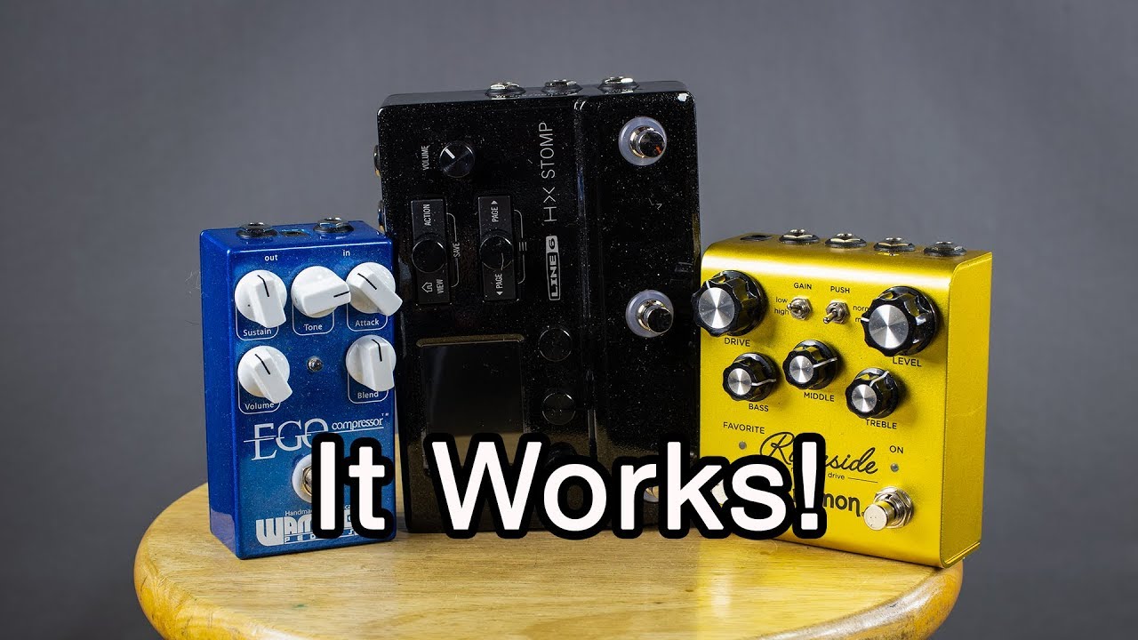 The Line 6 HX Stomp + Other Pedals = SWEET!