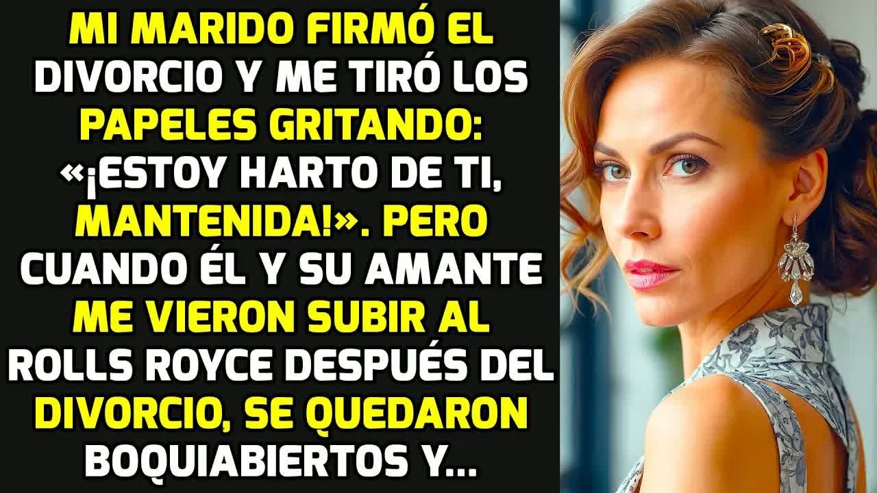Mi Marido Firmó El Divorcio Para Dejarme. Pero Yo Ya Era Millonaria En Secreto Y.. HISTORIAS LA VIDA