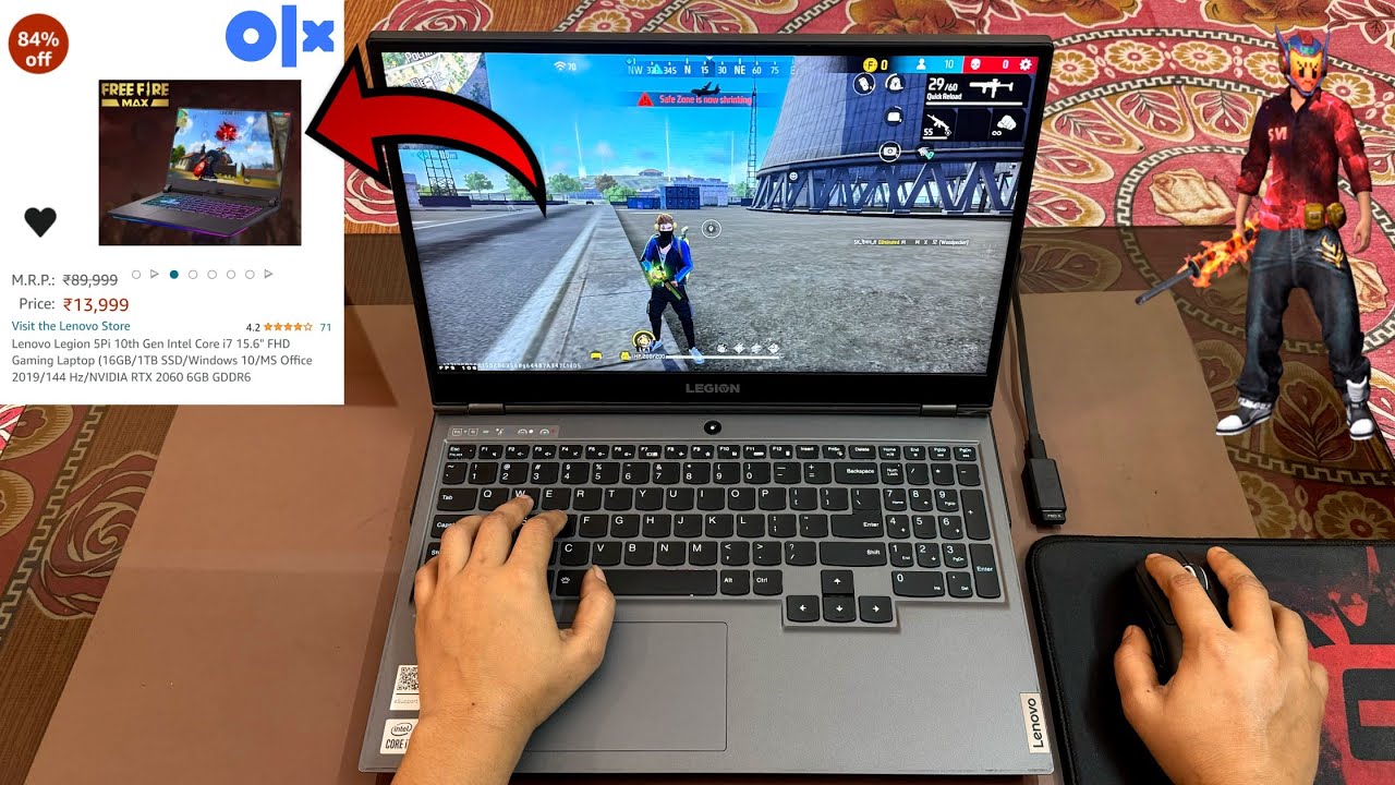 I bought a powerful gaming laptop 🖥 | Buy used budget gaming laptop free fire