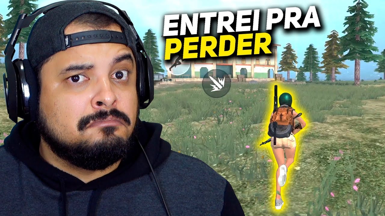 Ca&iacute; pra PERDER mas VENCI DENOVO no FREE FIRE Battlegrounds