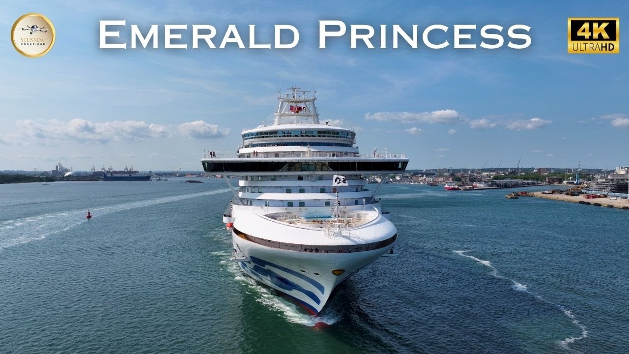 Emerald Princess Leaving the Port of Southampton