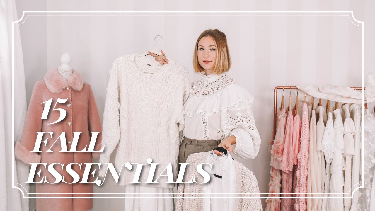 TOP 15 FALL WARDROBE ESSENTIALS for the FEMININE/ROMANTIC STYLE (2022)