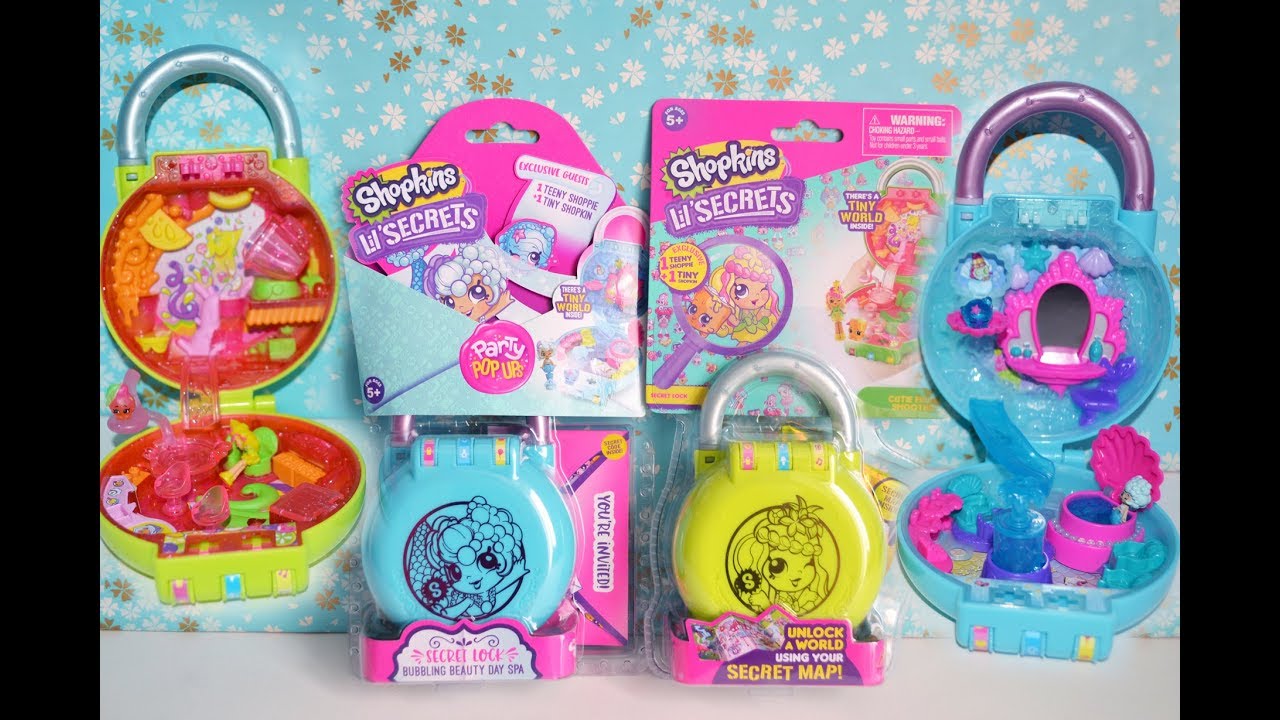 Shopkins Lil Secrets special one Wave 2 and Party Pop Ups Season 2 review (FR)