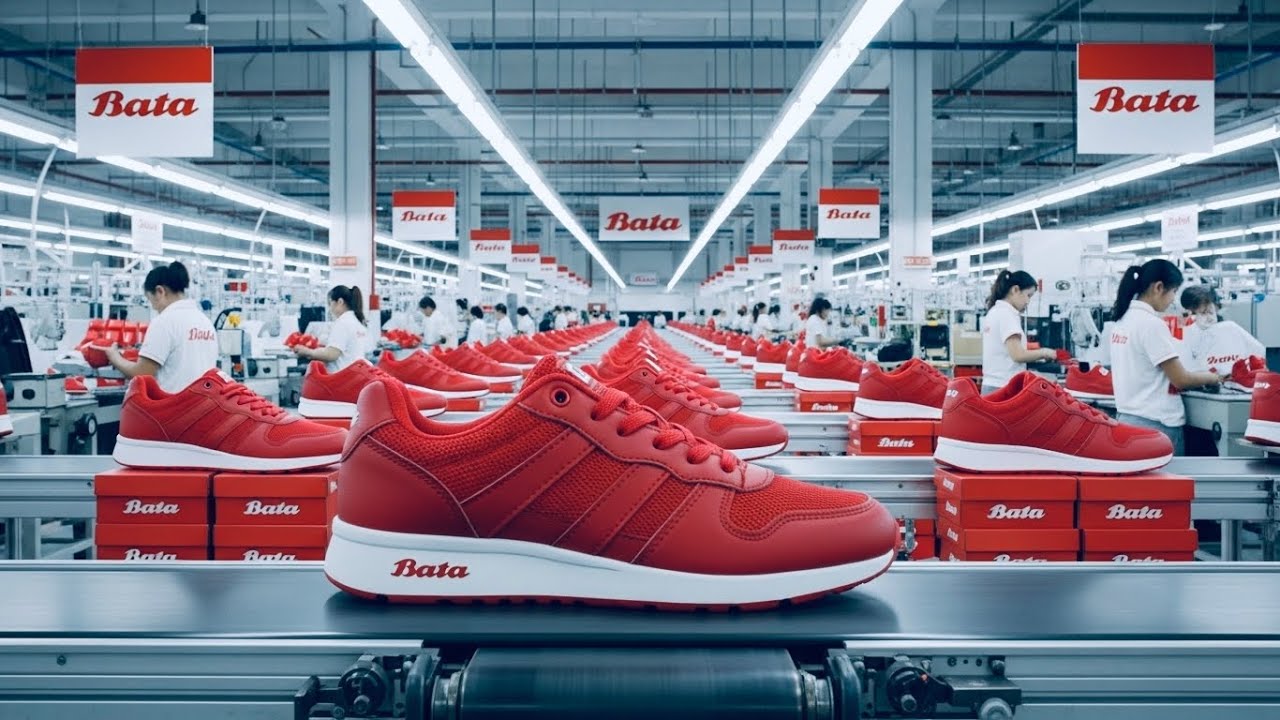 Inside BATA Shoes Factory | How BATA Shoes Are Made | Factory Process