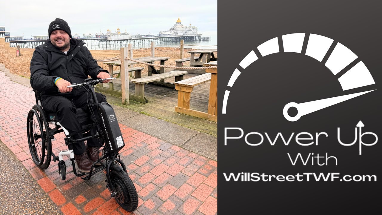 Power-Up Electric Wheelchair Attachment - Sunshine, Fresh Air and Coffee on Eastbourne Seafront