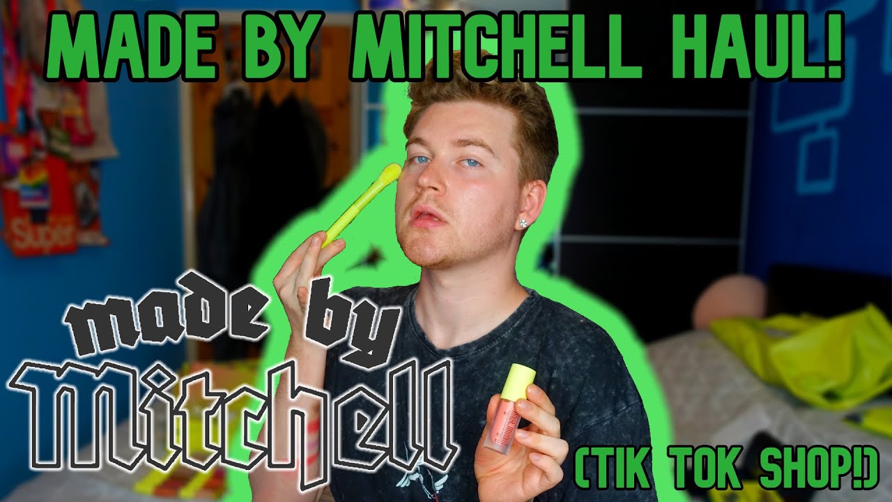 Made By Mitchell Haul! (Tik Tok Shop) | Face Mask Friday | RandomJosh
