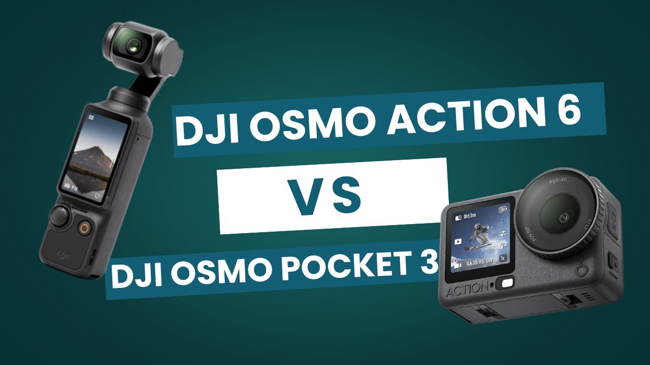 DJI Osmo Action 6 vs DJI Osmo Pocket 3 | 4K Video Comparison