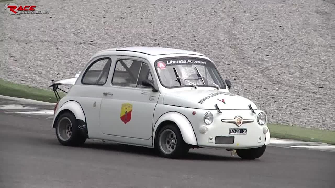 Fiat Abarth 595SS (Historical) sound on track - Bruno Bassanetti, Franciacorta