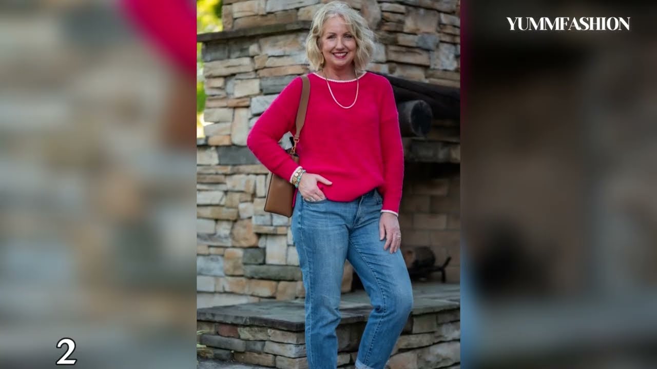 Older Women OVER 40 | Top Fashion Tips for Beautiful Older Women Part 16