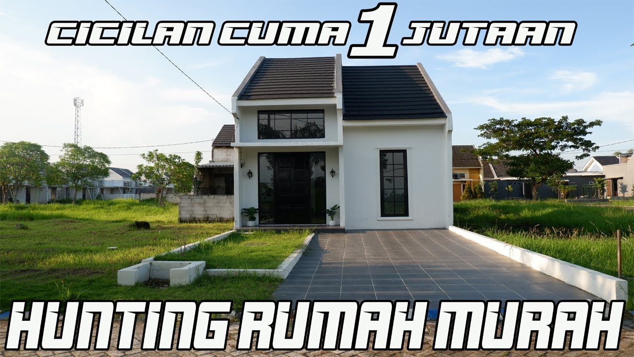 RUMAH MINIMALIS MODERN MURAH CUMA 300 JTan UKURANNYA LUAS BANGET