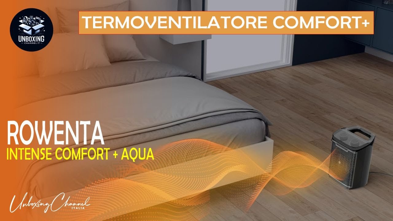 Rowenta Intense Comfort + Aqua: Scalda il Tuo Bagno con Stile (Unboxing)