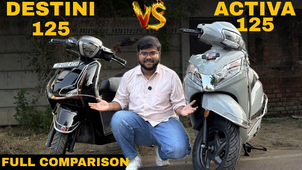 2025 New Honda Activa 125 VS New Hero Destini 125 2025 Model | Full Comparision Video