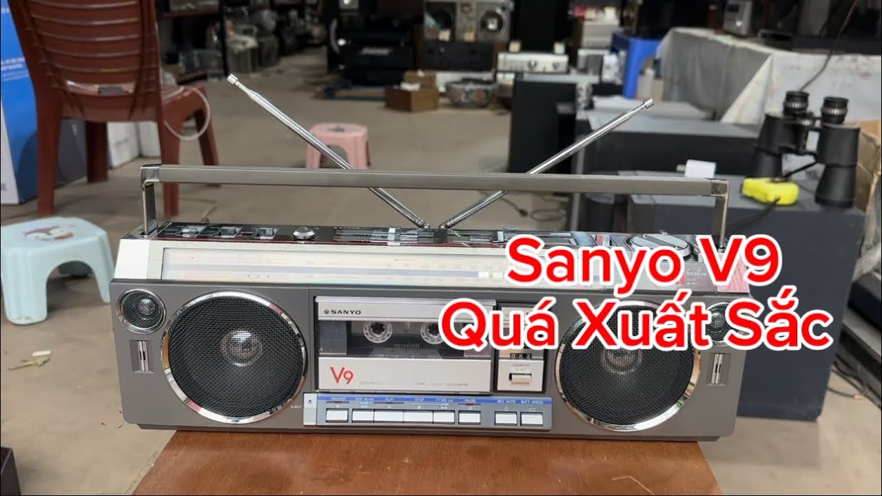 Sanyo V9 hiếm. Đẹp xuất sắc, tiếng sáng, mạnh mẽ giá 7tr cả nguồn zin.