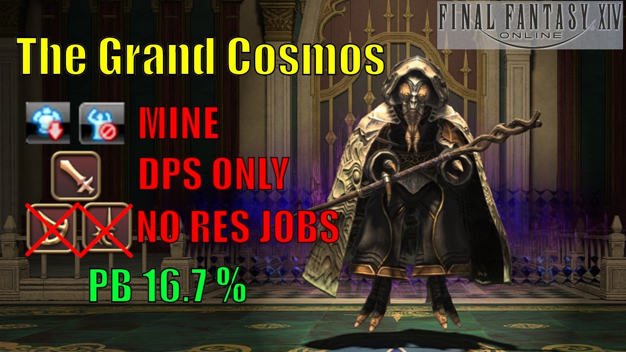 Berserker Challenge | The Grand Cosmos | DPS only + no res jobs | MINE | PB 16.7% | Final Fantasy 14