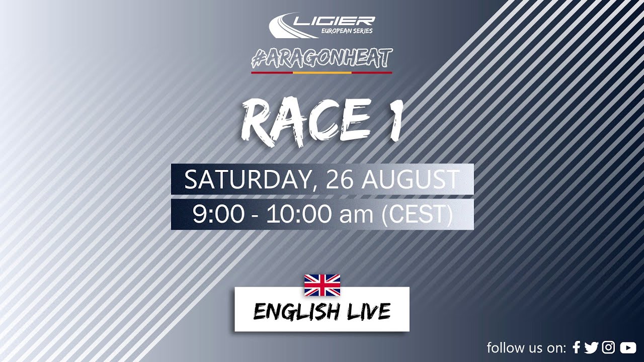 LIVE Race 1 (English) – 2023 Aragon Heat – Ligier European Series