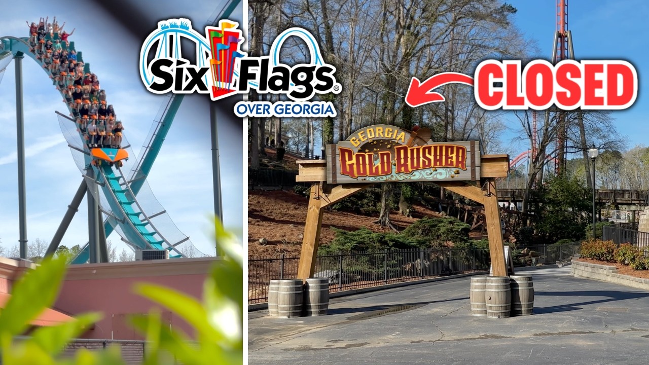 NEW 2026 Six Flags Over Georgia Updates!! Opening Day Vlog