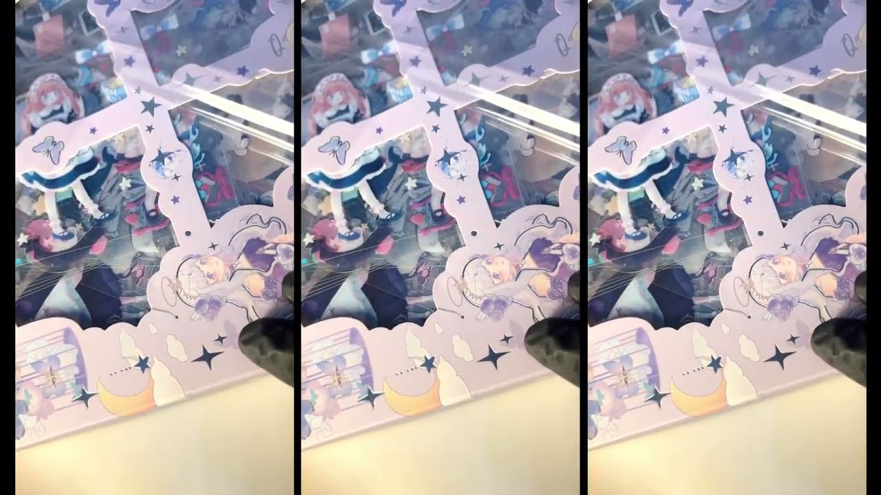 [ASMR]Unboxing Violet Dream Garden Sticker Pack ✨🦋 🧚&zwj;♀️| Kawaii Aesthetic Stationery Haul#asmr