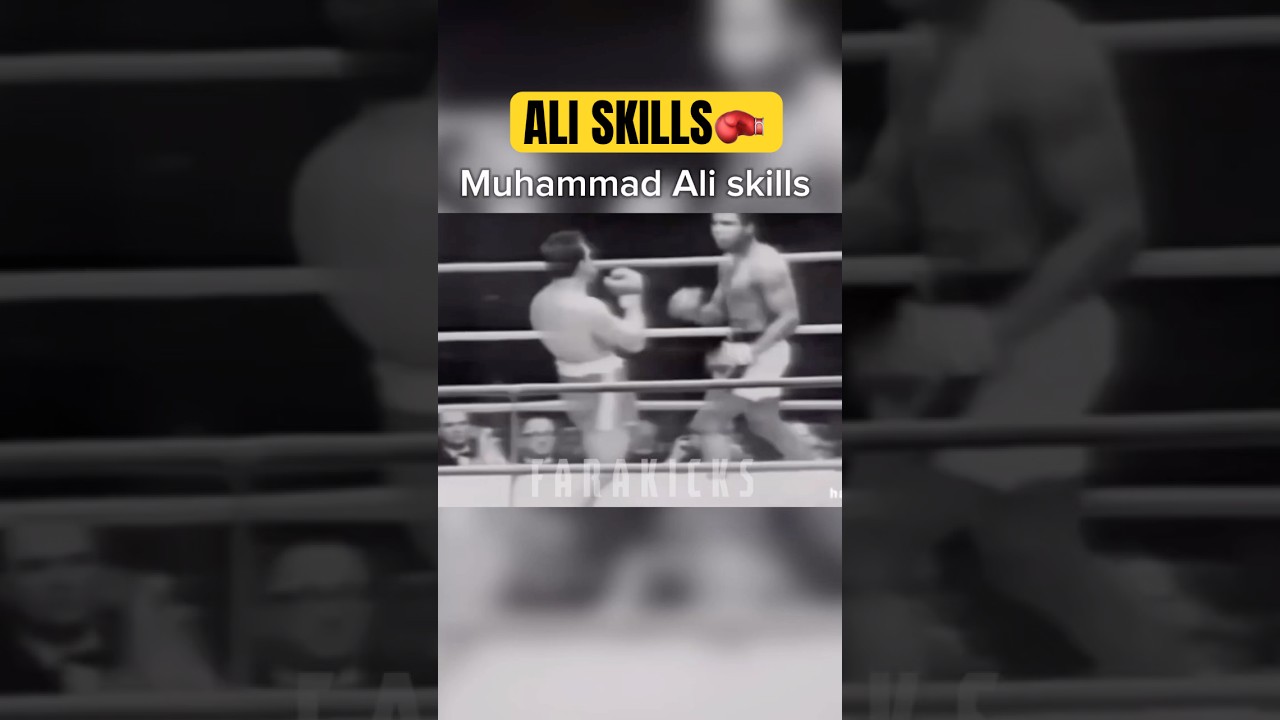 Muhammad Ali skills. Lesson for beginners 🥊 #boxing #boxer #mma #usa #fighter #training