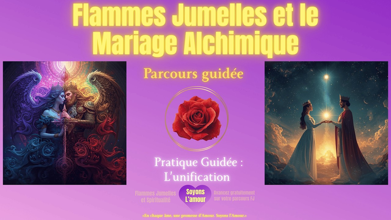 Flammes Jumelles et le mariage alchimique l’unification